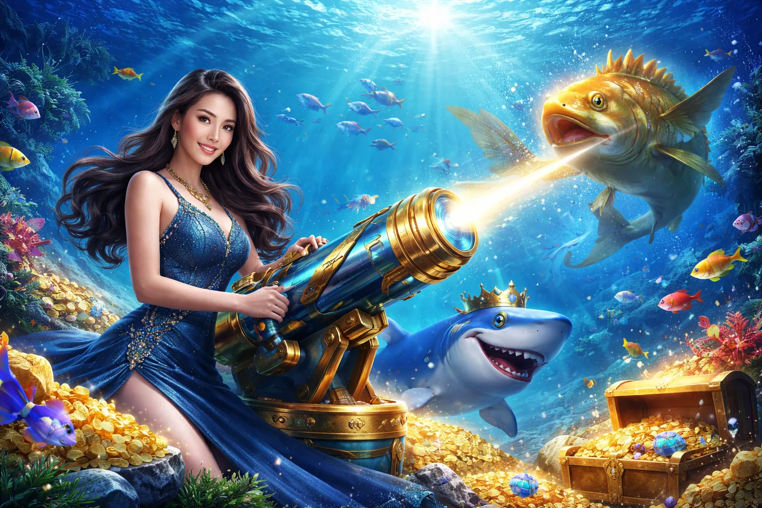 Hình ảnh thể hiện các chương trình khuyến mãi và ưu đãi hấp dẫn từ gacam67 bắn cá